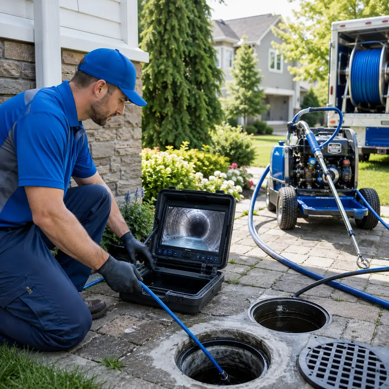 Outdoor drain cleaning professionals serving Fremont, IN